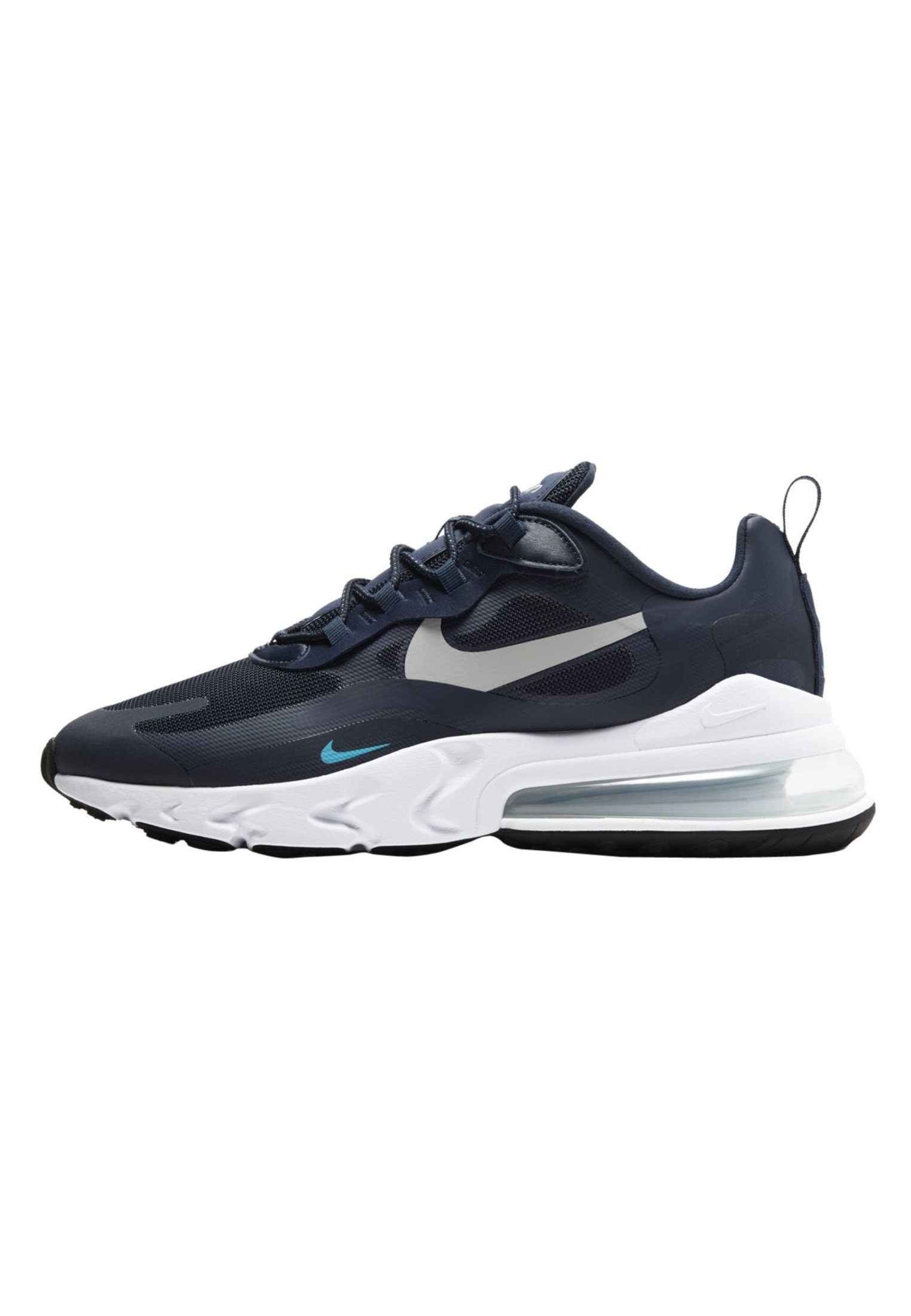 Nike Sportswear Nike Air Max 270 React Herrenschuh Sneakers Obsidian Blue Fury White Light Smoke Grey Morkebla Zalando Dk
