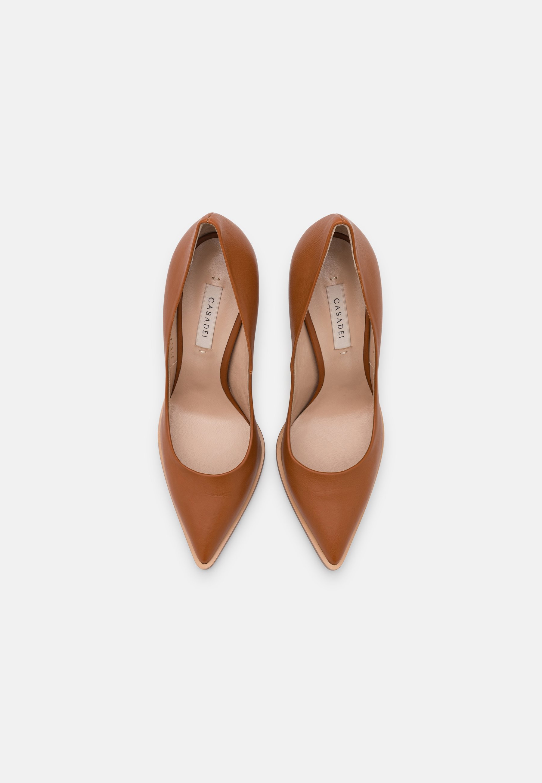 Casadei MAXI BLADE CHAIN - Hoge hakken - rodeo/cognac - Zalando.nl