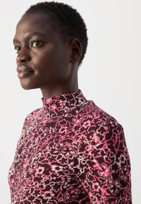 Scotch & Soda PRINTED LONG SLEEVE - Top s dlouhým rukávem - bordeaux pink