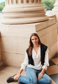Next FRINGE REGULAR FIT - Vestă - black