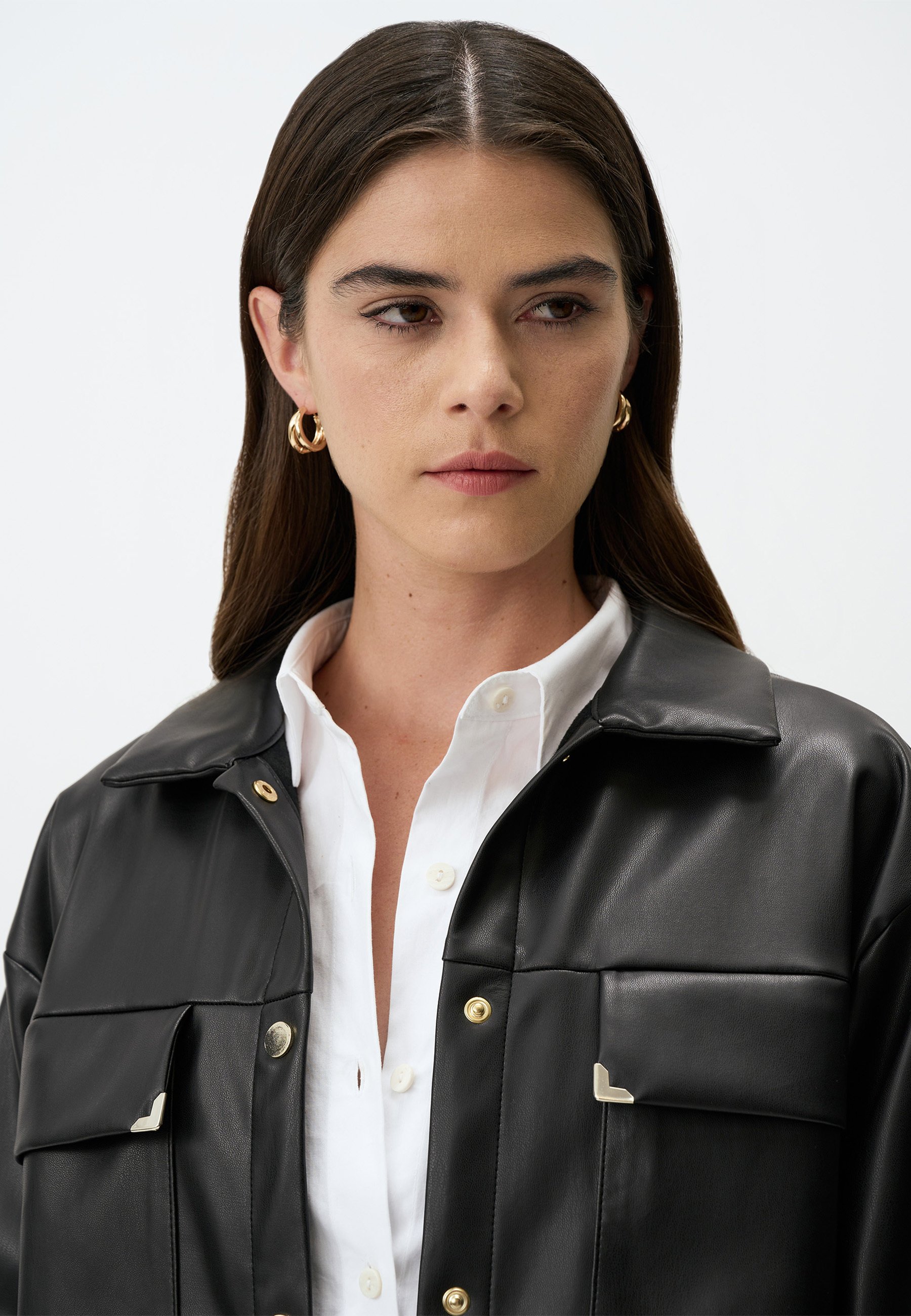 Jimmy Key Faux leather jacket - black - Zalando