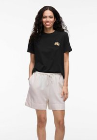 VILA VINORA  - T-shirts basic - black beauty