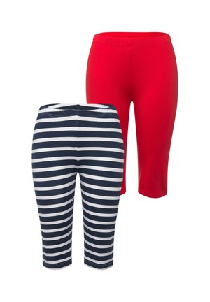 Ulla Popken 2 PACK BIKE - Legging - neon red