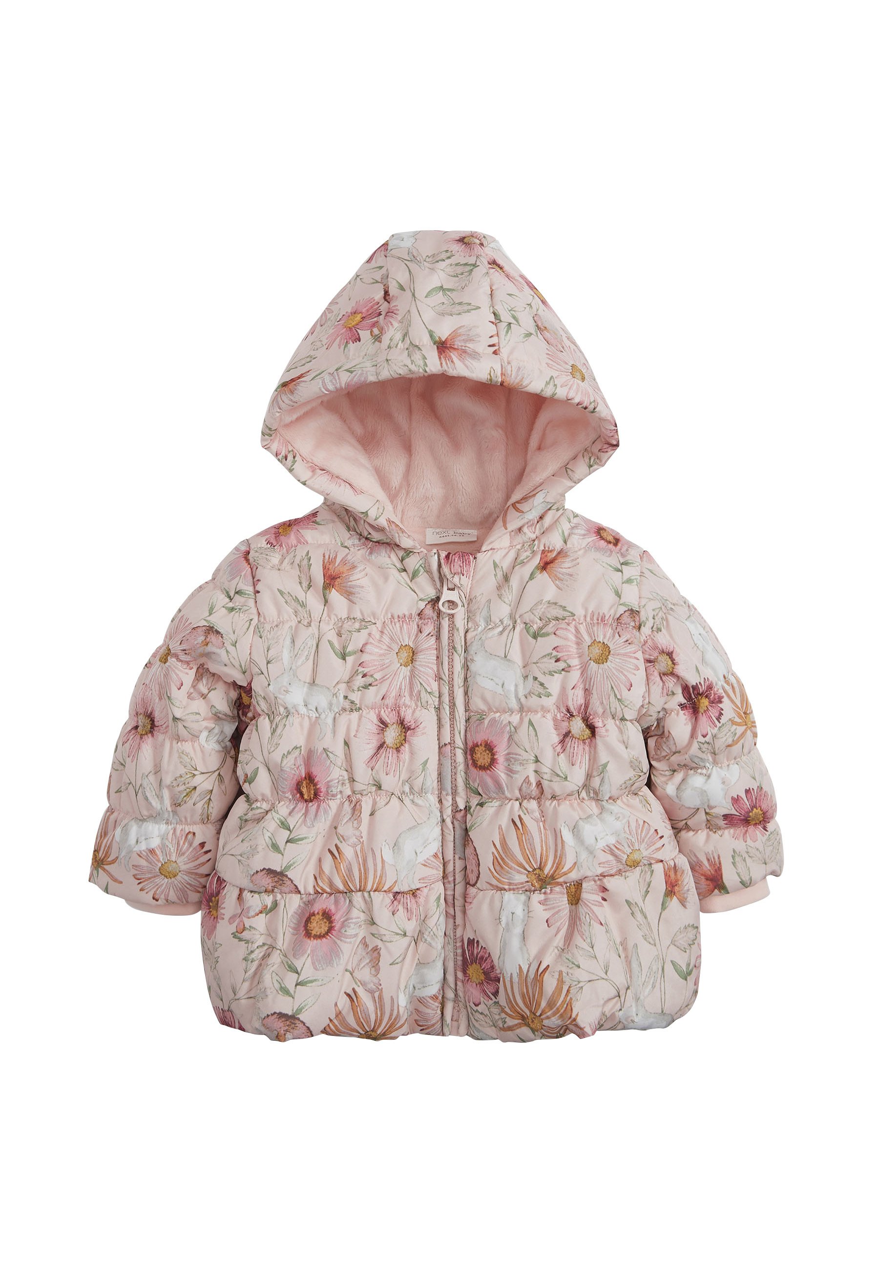 next pink padded jacket