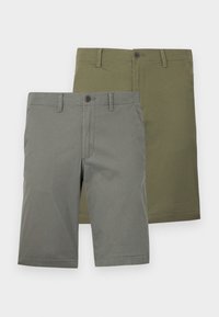 JJIDAVE 2 PACK - Pantaloni scurți - dusty olive/castor gray