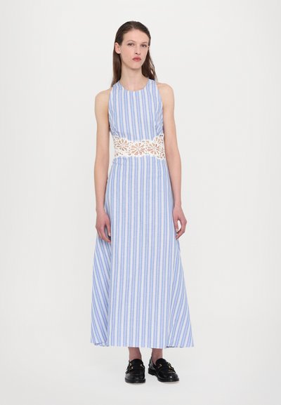 sandro ROBE - Dienas kleita - bleu/blanc