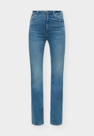 ONLY, ONLWAUW FLARED - Flared jeans - dark medium blue