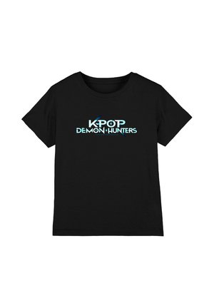 K-POP DEMON HUNTERS - FULL LOGO - T-Shirt print - black