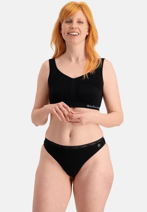 Bamboo Basics AMBER 3 PACK - String - black