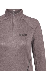 CEP Cold Weather Zip Shirt Longsleeve - Long sleeved top - aubergine