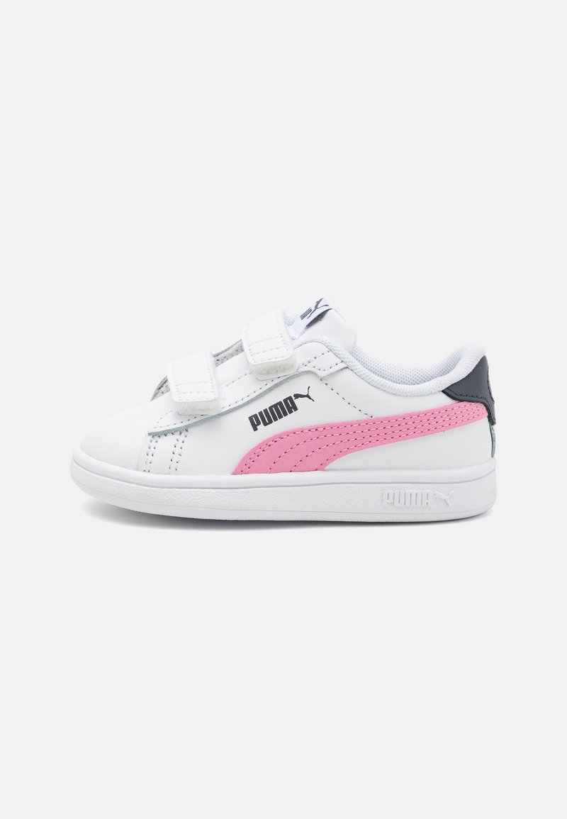 Puma SMASH 3.0 UNISEX - Sportcipő - white/mauved out/galactic gray