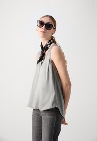 Mos Mosh ASTRID V-NECK TANK - Tops - sharkskin