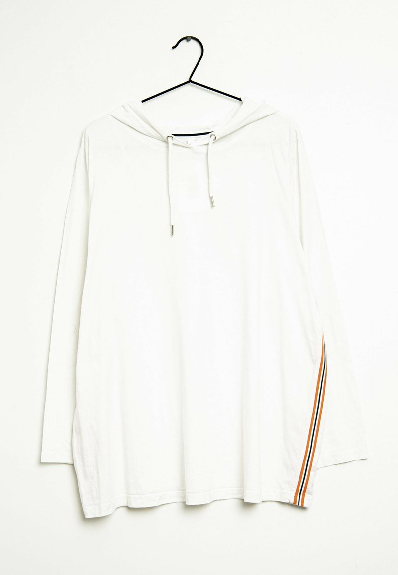 Sheego Sweat à capuche - white