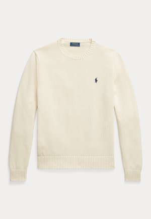 Polo Ralph Lauren, COTTON CREWNECK SWEATER - Pullover - andover cream