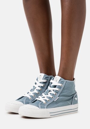 Baskets montantes - himmelblau
