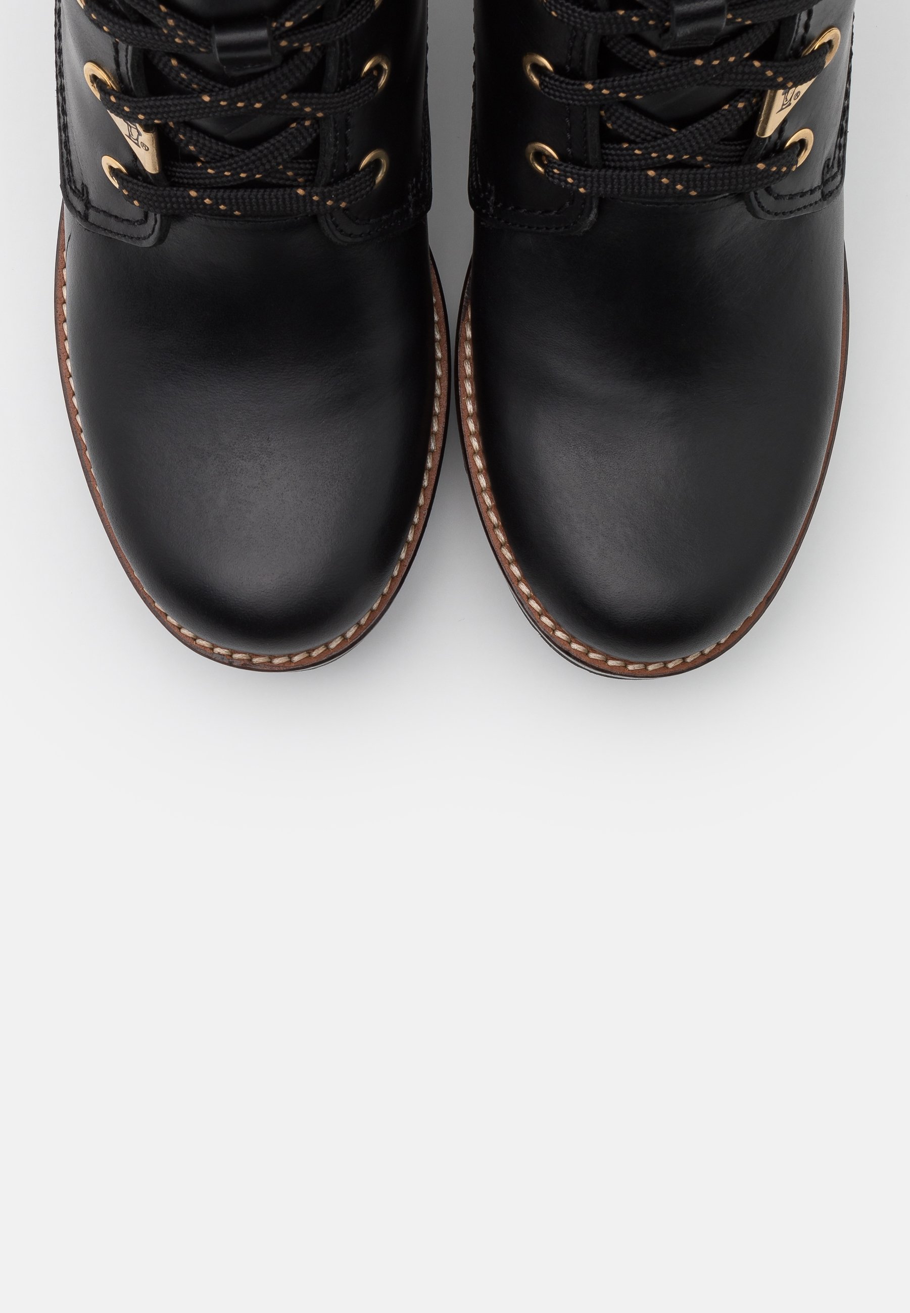 PHOEBE BROOKLYN Enkellaarsjes met plateauzool black PHOEBE BROOKLYN Enkellaarsjes met plateauzool black
