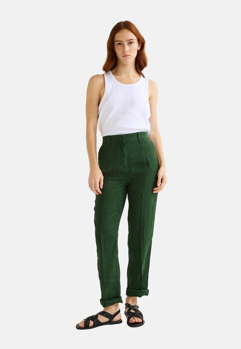 Monoprix À TAILLE SEMI-ÉLASTIQUÉE  - Pantalon classique - tourmaline