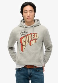 Superdry - Sweat à capuche - grey marl Image miniature 1