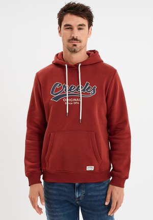 AMERICAN INSPIRATION FASHION COOL EASY TASCHE - Kapuzenpullover - rouge foncé