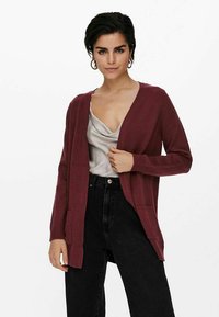 ONLY ONLLESLY OPEN - Cardigan - tawny port
