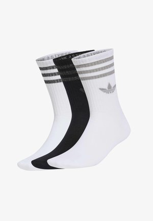 adidas Originals, 3S GLITTER SOCK 3PACK UNISEX - Sokken - white/silver met./black