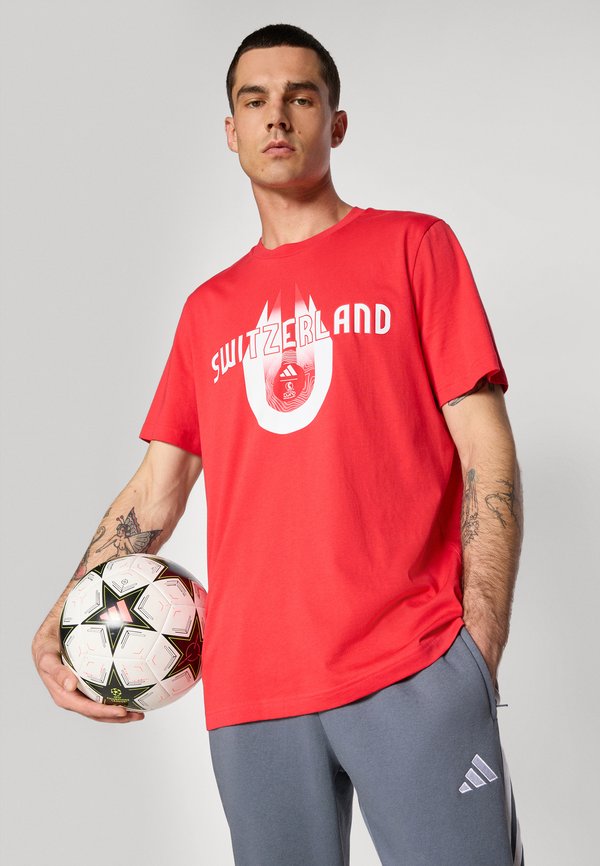 SWITZERLAND TEE - National team wear - pure ruby3