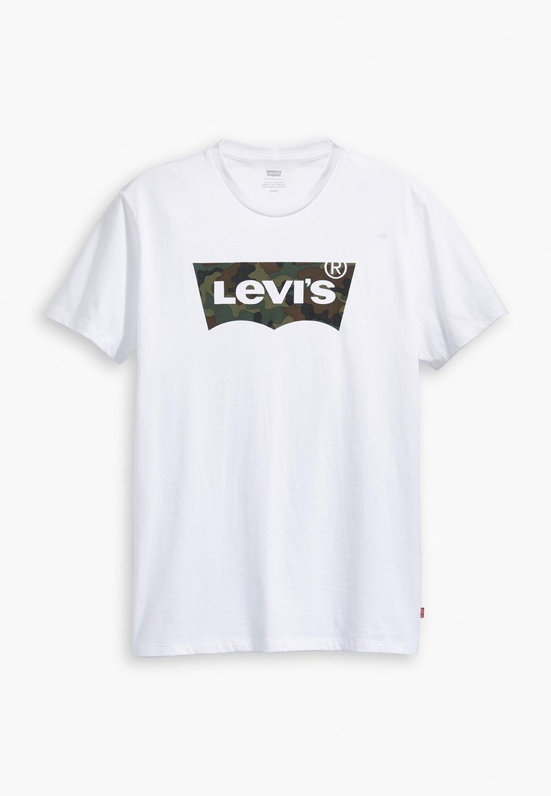 Levi's® HOUSEMARK GRAPHIC TEE - T-shirt con stampa - filll white/bianco ...