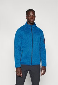 CMP MAN JACKET - Veste polaire - zaffiro/nero/blue