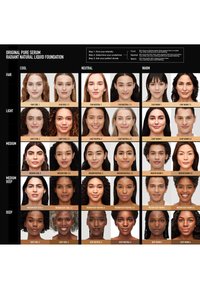 bareMinerals ORIGINAL PURE SERUM RADIANT NATURAL LIQUID FOUNDATION MINERAL SP - Base de maquillaje - light warm 2