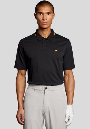 SS GOLF 1874 TIPPED - Poloshirt - z jet black