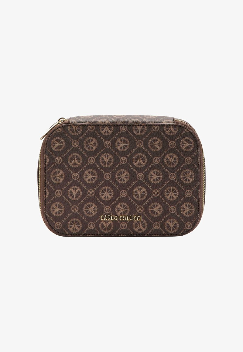 Carlo Colucci FLACHE KOSMETIK CRACOGNA - Kosmetiktasker - braun