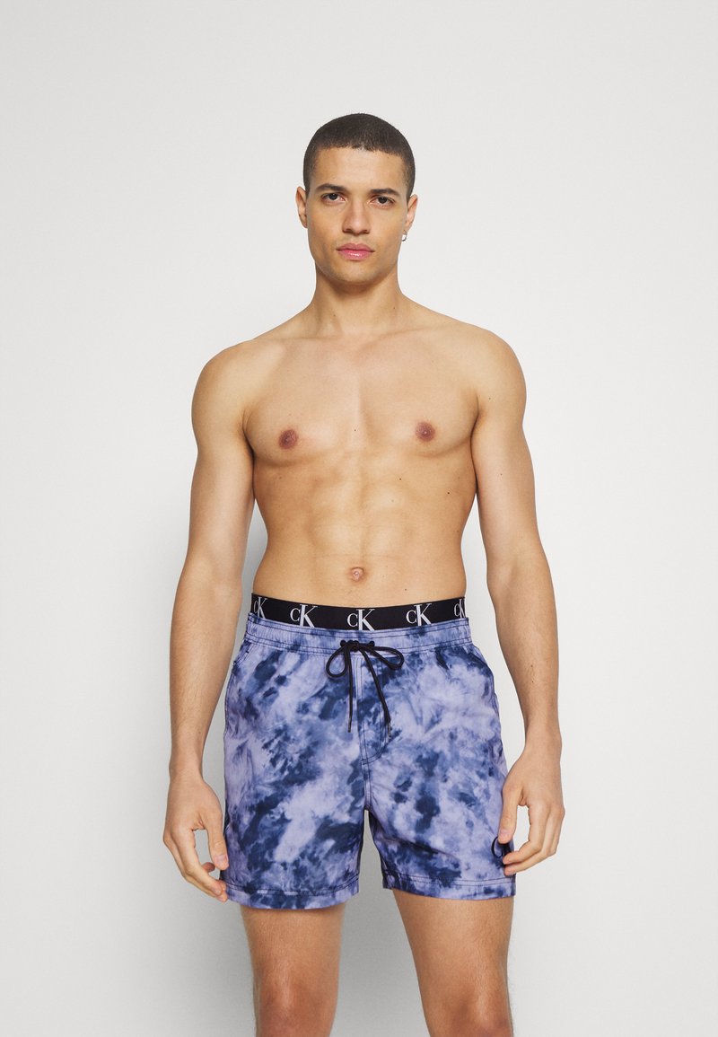 Calvin Klein Swimwear MEDIUM DOUBLE WB Șorturi de baie tie dye
