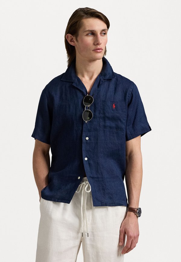 CLASSIC FIT LINEN CAMP SHIRT - Shirt