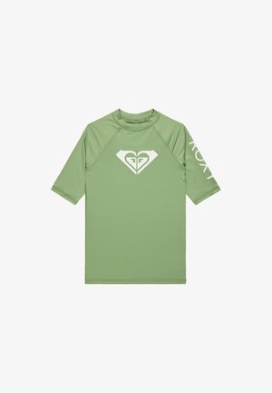 Roxy WHOLEHEARTED KURZÄRMLIGER - Camiseta de lycra/neopreno - green