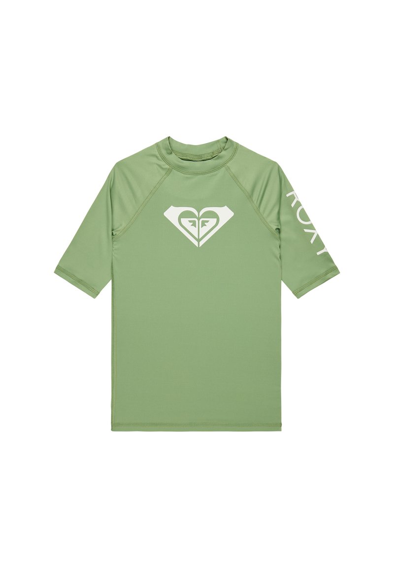 Roxy WHOLEHEARTED  KURZÄRMLIGER  - Rashguard - green
