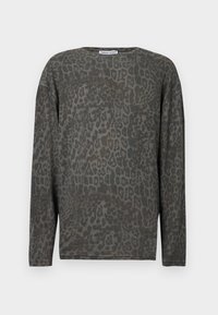 LEOPARD - Topper langermet - charcoal