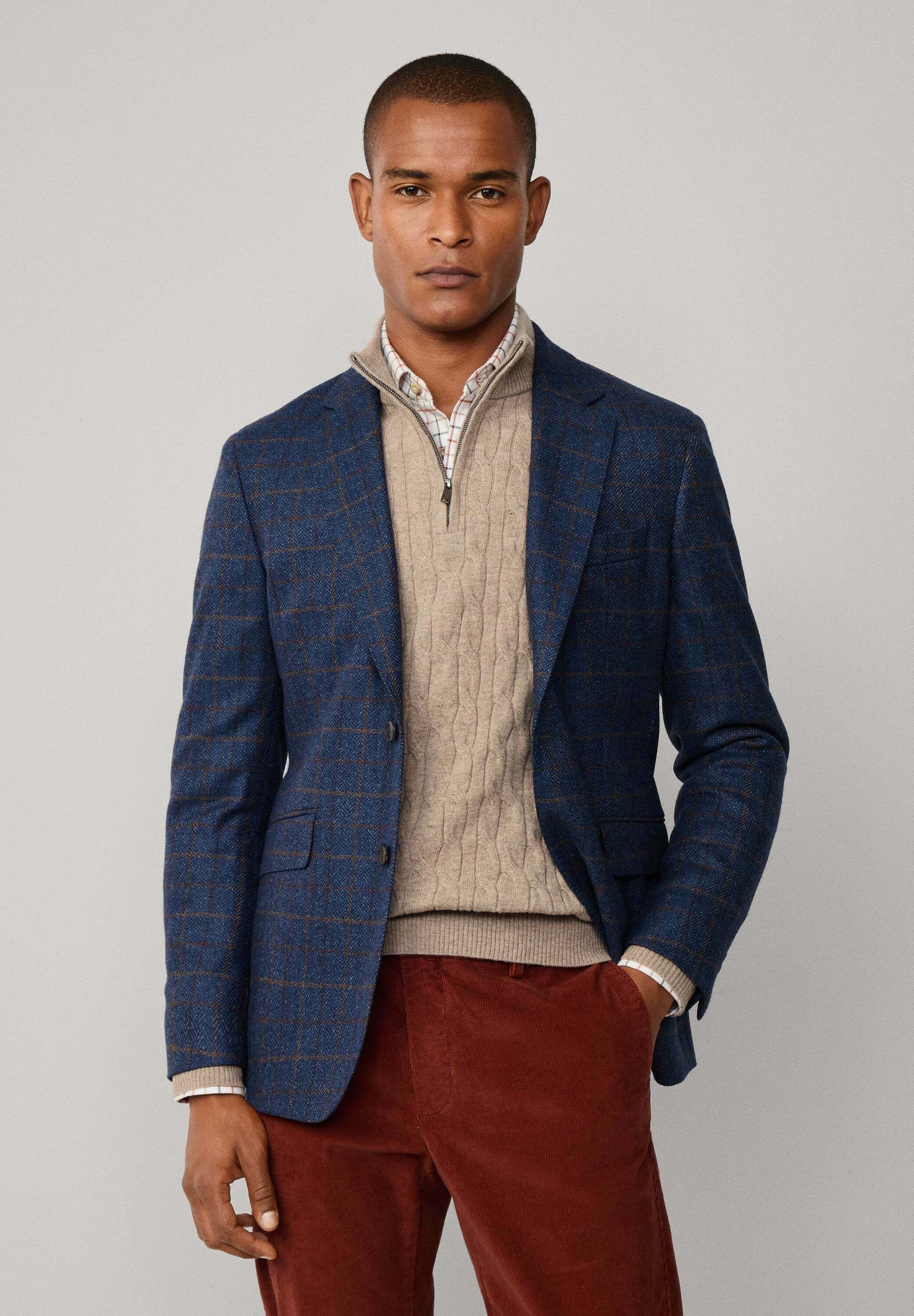 Housse à Vêtement Hackett Savile Row Londres – Bleu Marine – Sac De Transport Léger
