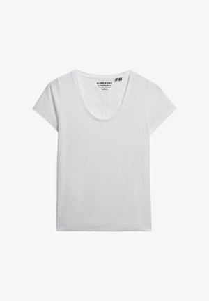 Superdry & Co, SUPERDRY STUDIOS SCOOP NECK T-SHIRT.. - T-shirt basic - optic