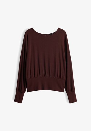 OPUS, OPUS LANGARMSHIRT SONNU - Longsleeve - cherry jam