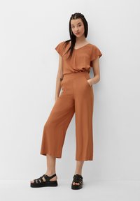 QS CULOTTE  - Kalhoty - zimt