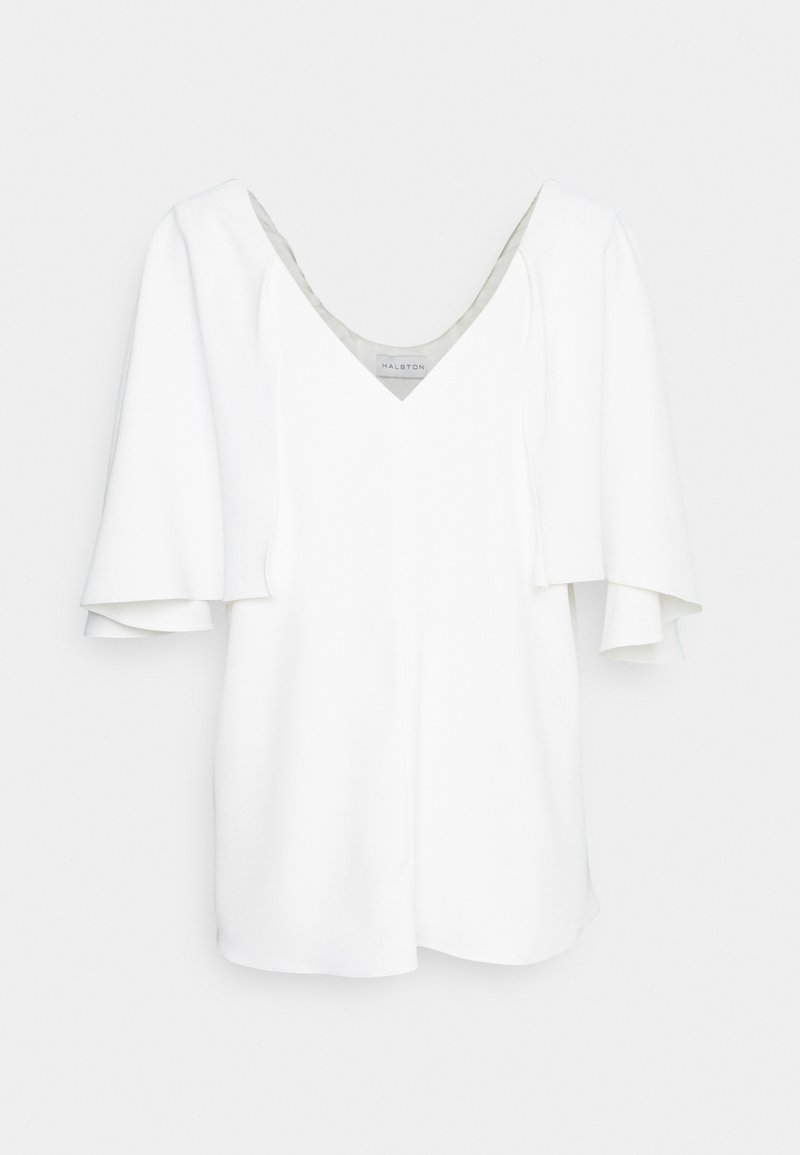 Halston Blouse wit Halston Blouse wit
