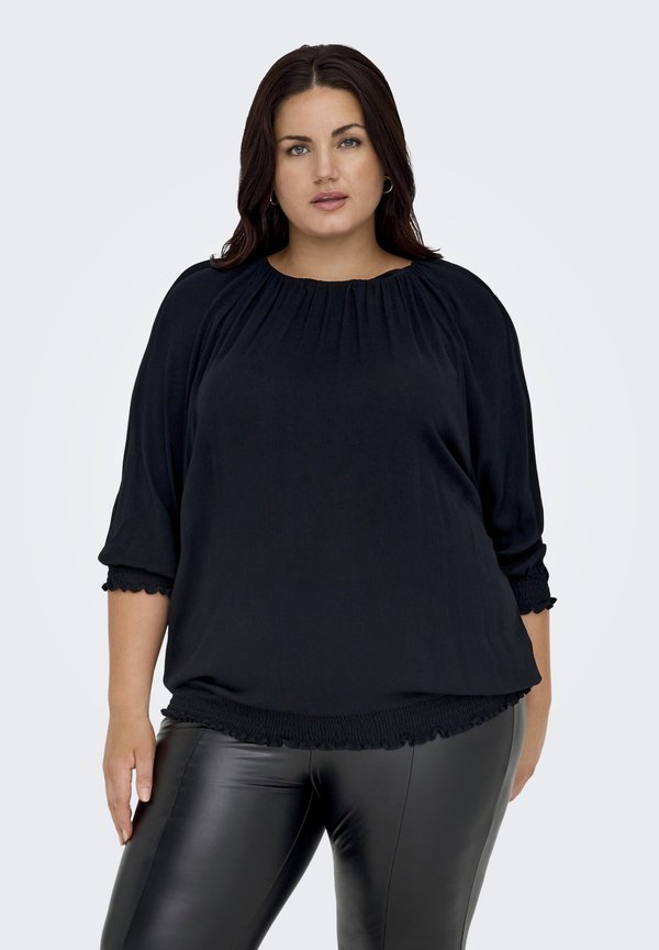 MIT RUNDHALS - Bluse