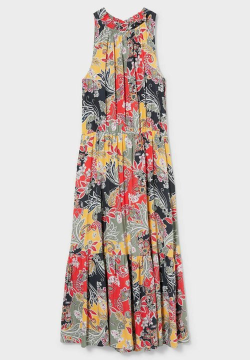Robe Riu Femme Bleu Taille 46 – Coupe évasée, Longueur Genou, Polyester, été