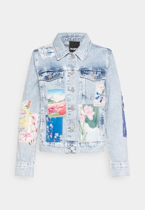 CHAQ LOS ANGELES - Jeansjakke - denim medium wash
