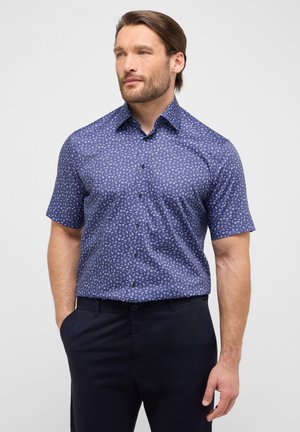 Eterna PRINT COMFORT FIT - Camicia - dunkelblau