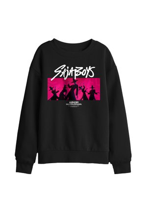 NETFLIX, KPOP DEMON HUNTERS SAJA BOYS PINK DEMONS UNISEX - Sweatshirt - black