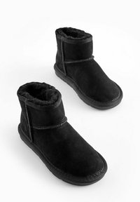 Next WATER REPELLENT PULL ON STANDARD - Zimní obuv - black suede