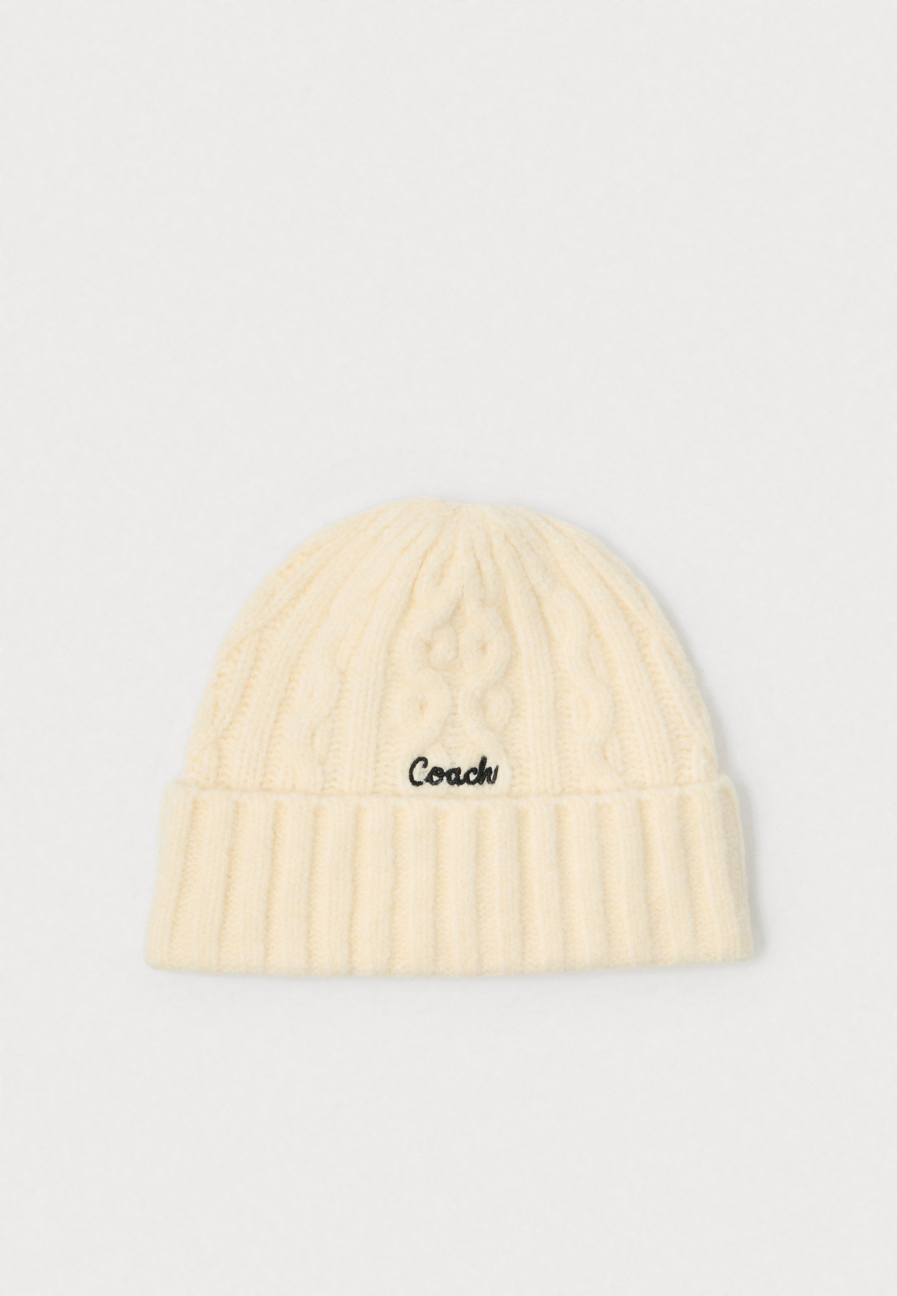 COACH CABLE UNISEX - Beanie - chalk/off-white - Zalando
