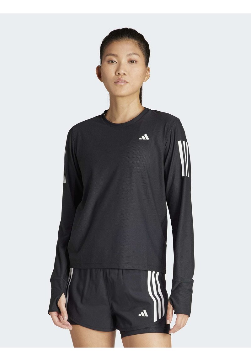 adidas Performance - Bluză cu mânecă lungă - black, Extindeți