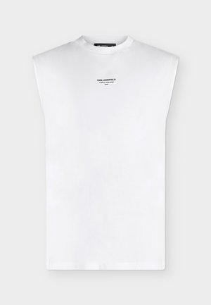 KARL LAGERFELD, CREWNECK  - Top - white